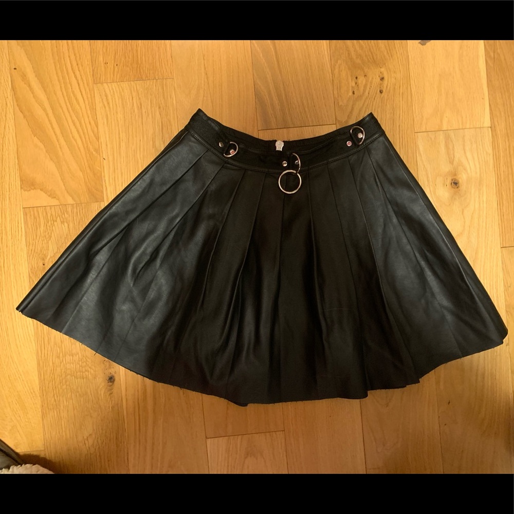 Current Mood Black Skater Skirt